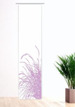 Flächenvorhang Reed24 Flieder L blanco,  Schiebevorhang, Schiebegardine, modern, 60 cm breit, 2,65 m hoch, 3 m hoch